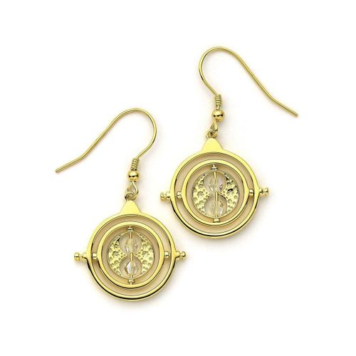 Harry Potter X Swarovski - Boucles D'oreilles Drop Retourneur De Temps (Plaqué Or)
