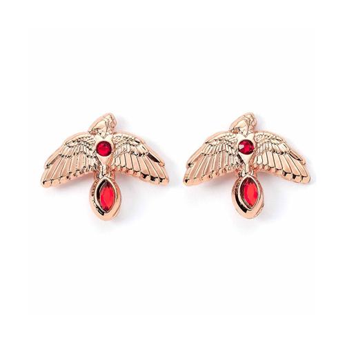 Harry Potter - Boucles D'oreille Plaqué Or Fawkes