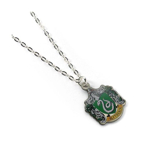 Harry Potter - Pendentif Et Collier Plaqués Argent Slytherin