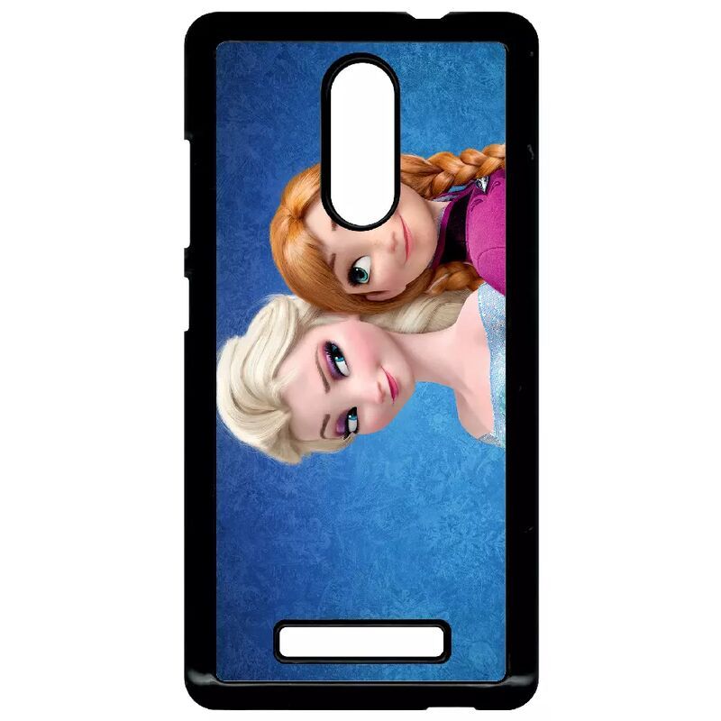 Coque Pour Xiaomi Redmi Note 3 - Frozen Reine Des Neiges Anna Vs Elsa - Noir