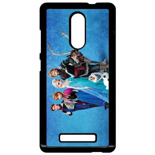 Coque Pour Xiaomi Redmi Note 3 - Frozen Reine Des Neiges - Noir