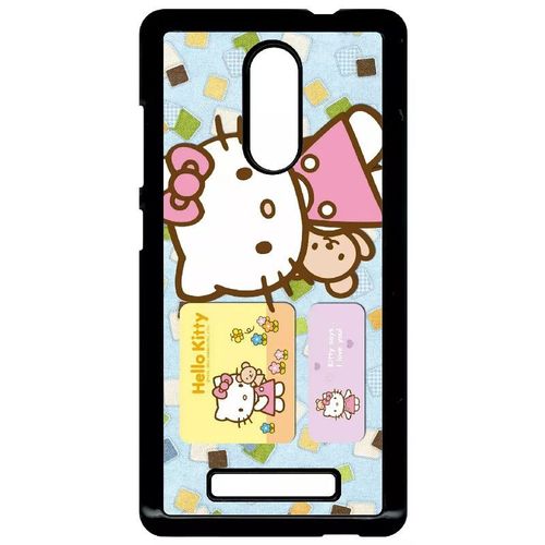 Coque Pour Xiaomi Redmi Note 3 - Hello Kitty I Love You - Noir