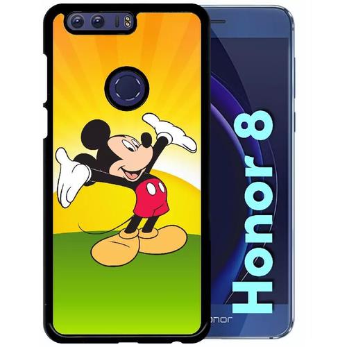 Coque Pour Honor 8 - Disney Mickey - Noir