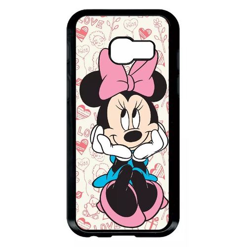 Coque Pour Galaxy A3 (2017) - Disney Minnie Love - Noir