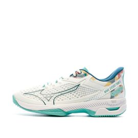 Chaussures De Tennis Blanches/bleu Mizuno Exceed Tour