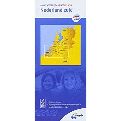Straßenkarte Zuid Nederland 1:200 000