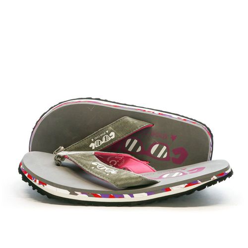 Tongs Grise/rose Femme Cool Shoe Eve Slight