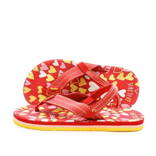 Tongs Rouge/jaune Fille Cool Shoe