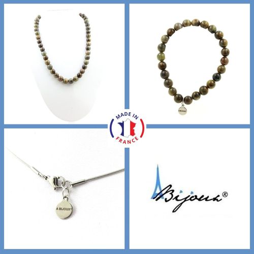Parure Bijoux Bracelet Collier Perles Saphir De Mogok, Birmanie, Taille Personnalisable.
