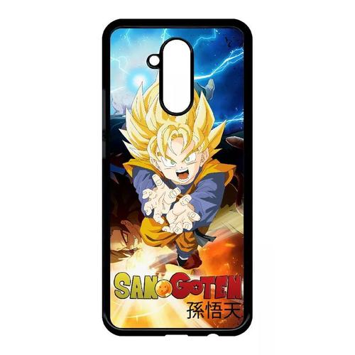 Coque Pour Huawei Mate 20 Lite - Dbz Songoten Super Sayan Kameha - Noir