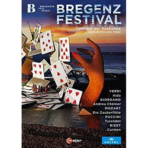 Festival De Bregenz. Aïda - Andrea Chénier - La Flûte Enchantée - Turandot - Carmen. Rizzi, Schirmer, Summers, Carignani. [Import Italien]