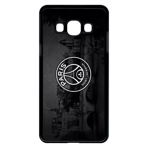 Coque Pour Galaxy J3 Pro - Psg Paris Saint Germain La Seine - Noir