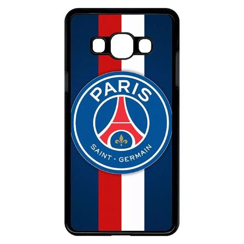 Coque Pour Galaxy J3 Pro - Psg Paris Saint Germain Bleu Blanc Rouge - Noir