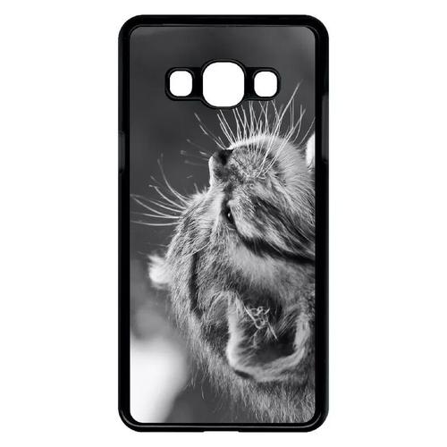 Coque Pour Galaxy J3 Pro - Chat Zebre - Noir