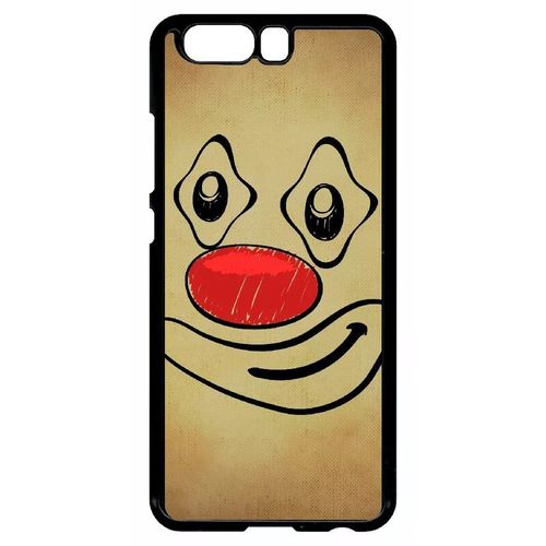 Coque Pour Huawei Ascend P10 - Smiley Clown Nez Rouge - Noir