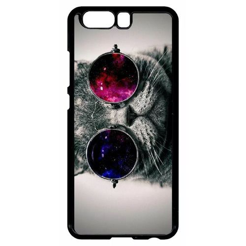 Coque Pour Huawei Ascend P10 - Chat Qui A La Classe - Noir