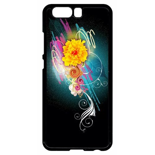 Coque Pour Huawei Ascend P10 - Flower Vector Designs - Noir