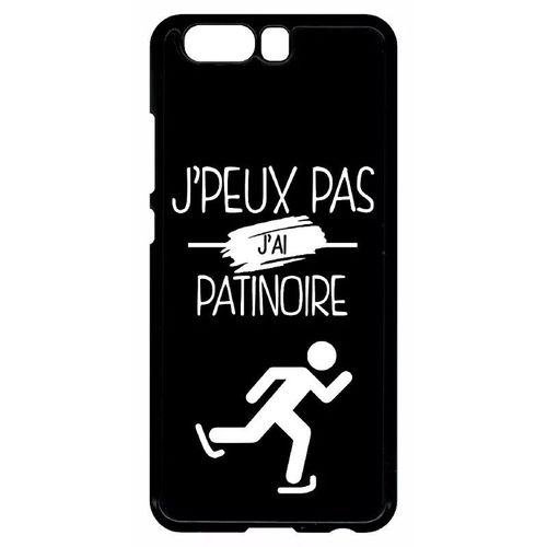 Coque Pour Huawei Ascend P10 - J Peux Pas J Ai Patinoire 2 - Noir
