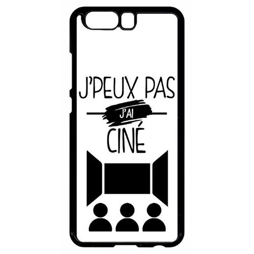 Coque Pour Huawei Ascend P10 - J Peux Pas J Ai Ciné 1 - Noir