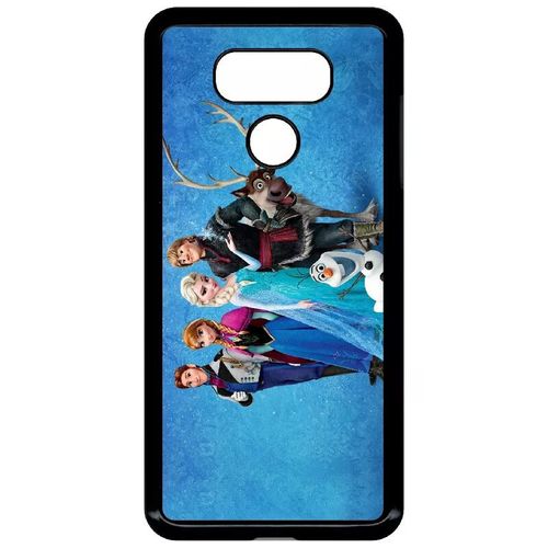 Coque Pour Lg G6 - Frozen Reine Des Neiges - Noir