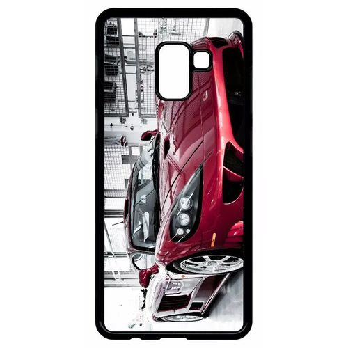 Coque Pour Galaxy A8+ (2018) - Voiture De Sport - Noir