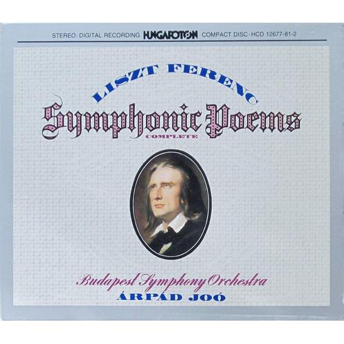 Franz Liszt (1811-1886) : Poèmes Symphoniques Complet Ce Qu'on Entend Sur La Montagne Tasso Les Préludes Oprheus Prometheus Mazeppa Festklänge Hungaria Par Budapest Symphony Orchestra Dir Arpad Joo