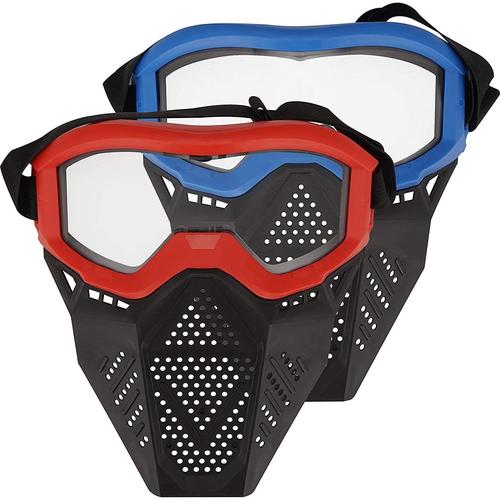 Lot De 2 Masques Tactiques Pour Masque Facial Compatible Avec Nerf Rival, Apollo, Zeus, Khaos, Atlas, Artemis Blasters Rival Mask