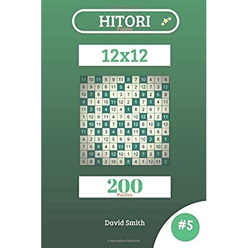 Hitori Puzzles - 200 Puzzles 12x12 Vol.5