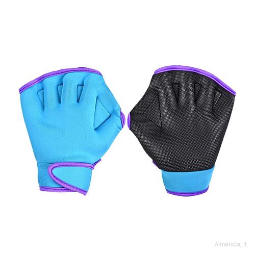 Gants De Natation À Main, 1 Paire, Palmes De Natation Pour Professionnels Du Bleu 18,5cmx20cm Bleu 185cmx20cm