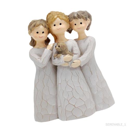 Figurine de s¿urs d'ange, 3 filles vives, pour Festivals, fêtes dans la