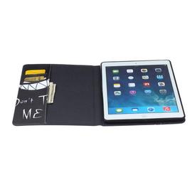 Orange & Tan JAMMYLIZARD Étui portefeuille en cuir avec compatibilité fonction on/off pour iPad Air iPad 5 et 5ème génération 