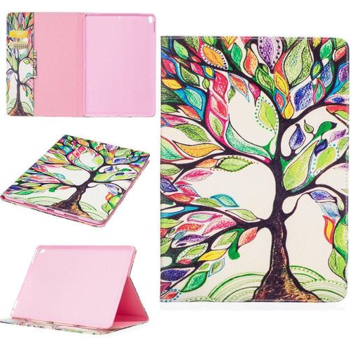 Saturcase Beau Motif Pu Cuir Flip Portefeuille Support Porte-Carte Protecteur Coque Housse Étui Pour Apple Ipad Air 3 10.5 (2019) / Ipad Pro 10.5 (2017) (Bfp-1)