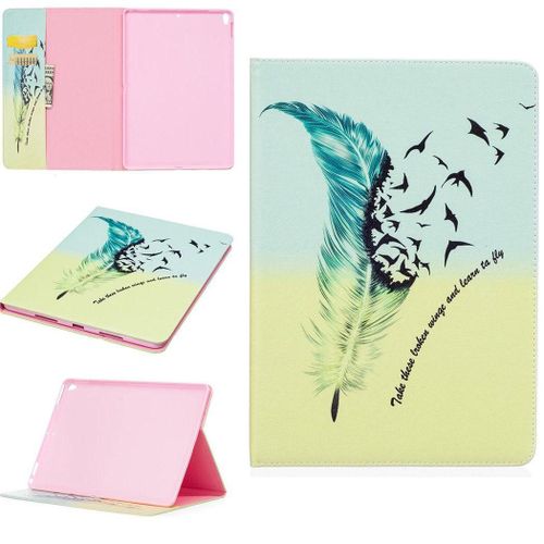 Saturcase Beau Motif Pu Cuir Flip Portefeuille Support Porte-Carte Protecteur Coque Housse Étui Pour Apple Ipad Air 3 10.5 (2019) / Ipad Pro 10.5 (2017) (Bfp-4)