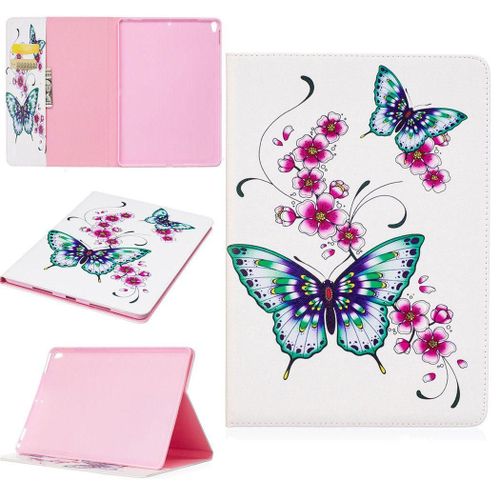 Saturcase Beau Motif Pu Cuir Flip Portefeuille Support Porte-Carte Protecteur Coque Housse Étui Pour Apple Ipad Air 3 10.5 (2019) / Ipad Pro 10.5 (2017) (Bfp-10)