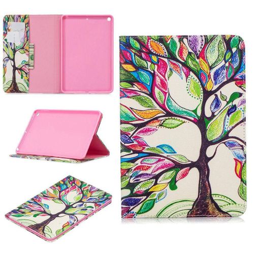 Apple Ipad Mini 5 (2019) Coque, Saturcase Beau Motif Pu Cuir Flip Portefeuille Support Porte-Carte Protecteur Coque Housse Étui Pour Apple Ipad Mini 5 (2019) (Bfp-1)
