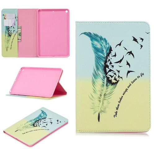 Apple Ipad Mini 5 (2019) Coque, Saturcase Beau Motif Pu Cuir Flip Portefeuille Support Porte-Carte Protecteur Coque Housse Étui Pour Apple Ipad Mini 5 (2019) (Bfp-4)