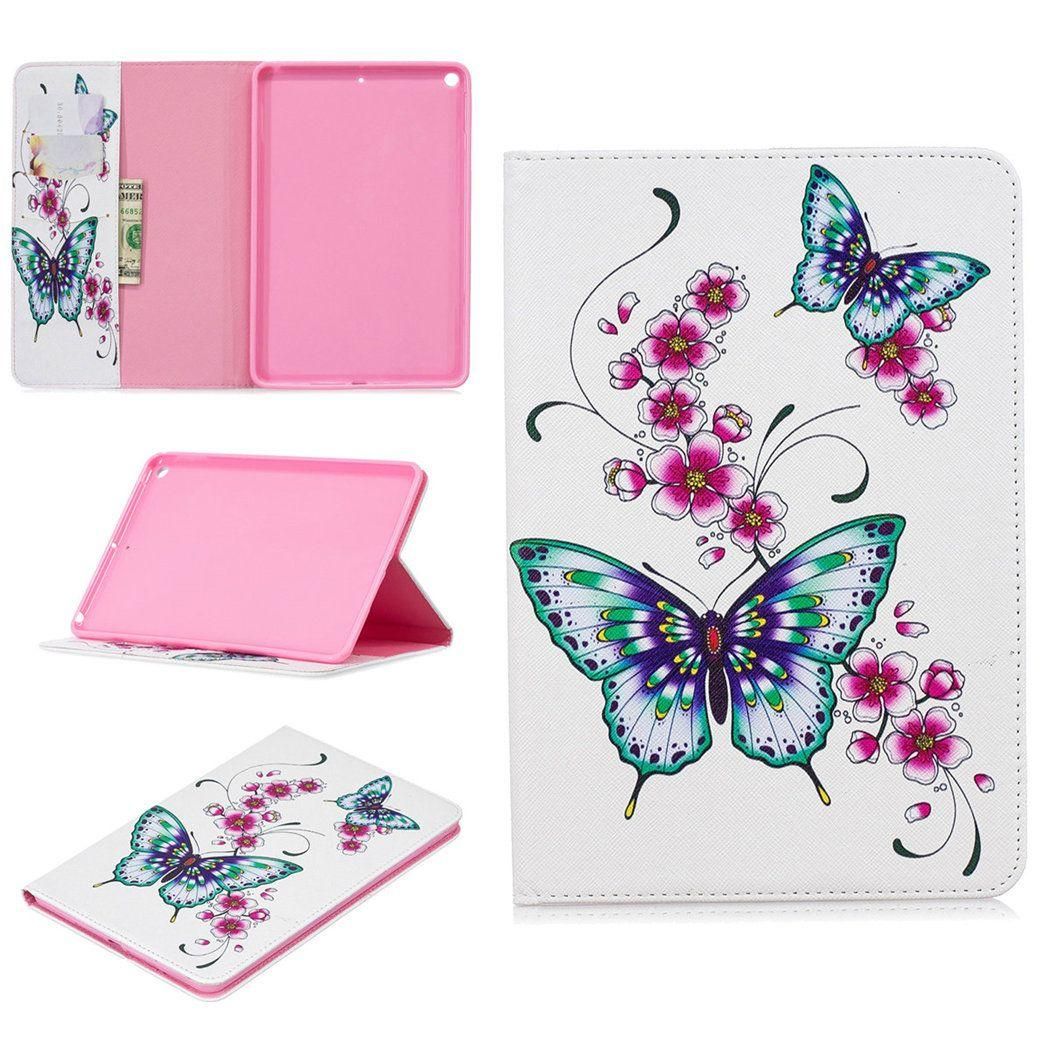 Apple Ipad Mini 5 (2019) Coque, Saturcase Beau Motif Pu Cuir Flip Portefeuille Support Porte-Carte Protecteur Coque Housse Étui Pour Apple Ipad Mini 5 (2019) (Bfp-10)