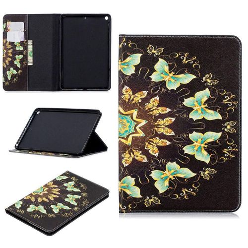 Apple Ipad Mini 5 (2019) Coque, Saturcase Beau Motif Pu Cuir Flip Portefeuille Support Porte-Carte Protecteur Coque Housse Étui Pour Apple Ipad Mini 5 (2019) (Bfp-16)