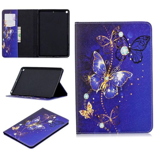 Apple Ipad Mini 5 (2019) Coque, Saturcase Beau Motif Pu Cuir Flip Portefeuille Support Porte-Carte Protecteur Coque Housse Étui Pour Apple Ipad Mini 5 (2019) (Bfp-17)