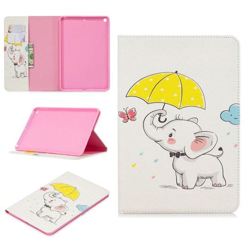Apple Ipad Mini 5 (2019) Coque, Saturcase Beau Motif Pu Cuir Flip Portefeuille Support Porte-Carte Protecteur Coque Housse Étui Pour Apple Ipad Mini 5 (2019) (Bfp-18)