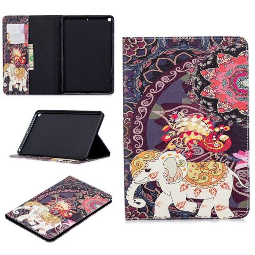 Apple Ipad Mini 5 (2019) Coque, Saturcase Beau Motif Pu Cuir Flip Portefeuille Support Porte-Carte Protecteur Coque Housse Étui Pour Apple Ipad Mini 5 (2019) (Bfp-19)