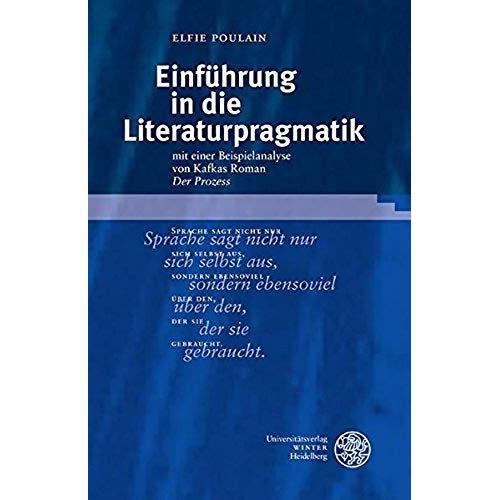 Einführung In Die Literaturpragmatik