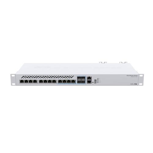 Mikrotik Crs312-4c+8xg-rm Commutateur Réseau Géré L3 10g Ethernet (10