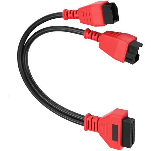 Adaptateur de câble compatible avec Chrysler 12+8 Câble de programmation Compatible avec Autel Maxisys Câble de test principal DS808 MS905 MS906 MS906BT MS906S MS908 MS908S Pro