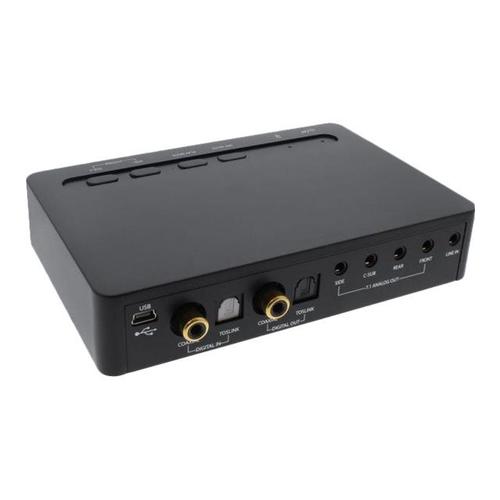InLine USB SoundBox - Carte son - 16 bits - 48 kHz - 7.1 - USB 2.0