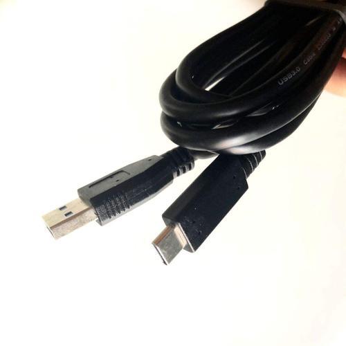 Câble USB-C Data 3.0 et cordon pour Logitech BRIO - Webcam Ultra HD (C1000e) / Razer Kiyo Pro, 2 m de long