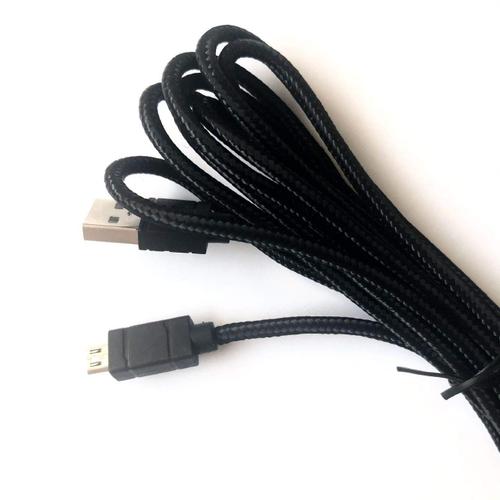 Câble USB tressé pour casque de jeu Logitech Artemis Spectrum G933 G933S et G633 Artemis Spectrum Surround Sound