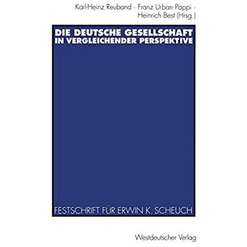 Die Deutsche Gesellschaft In Vergleichender Perspektive