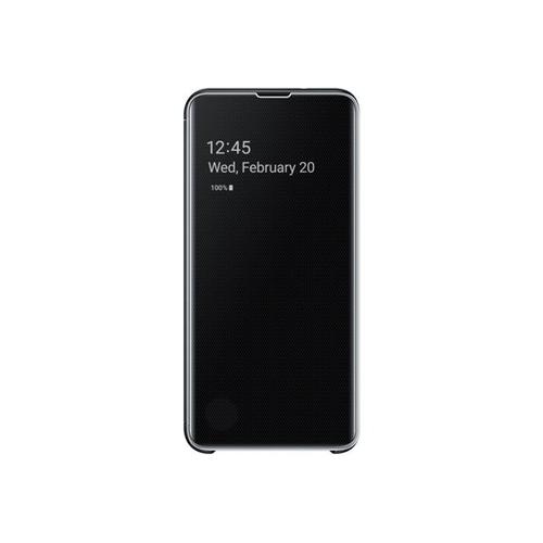 Samsung Clear View Cover - Étui À Rabat Pour Téléphone Portable - Noir - Pour Samsung Galaxy S10e