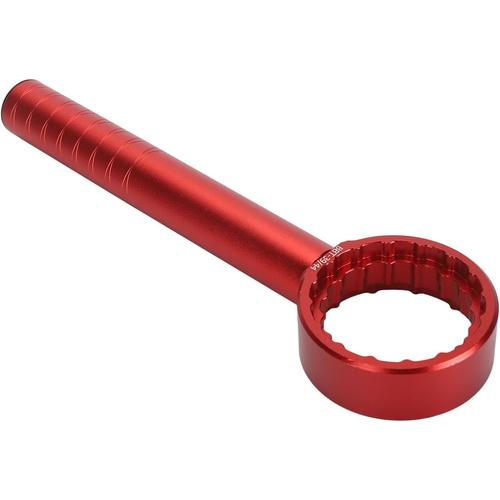 Clé de Support Inférieur de Vélo, clé BB Multifonctionnelle de Vélo BBT-39/44 Outil de Support Inférieur de Vélo Haute dureté pour Ateliers de Réparation de Vélos (rouge)